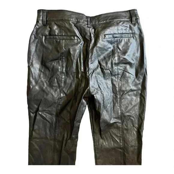 Abercrombie & Fitch Vegan Leather Pants Size 2 - Picture 5 of 7